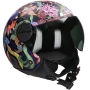 Casco jet LS2 Sphere Lux II Bloom OF558 blu / rosa