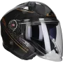 Casco jet LS2 Infinity II Counter OF603 carbonio / oro