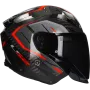 Casco jet LS2 Infinity II Carbon Urus OF603 rosso