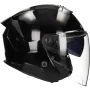 Casco jet LS2 Verso II Solid OF618 nero