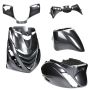 Kit Carene 5 pezzi SP look Piaggio Zip nero psichedelico