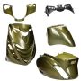 Kit carene SP look Piaggio Zip python green metallic 5 pezzi